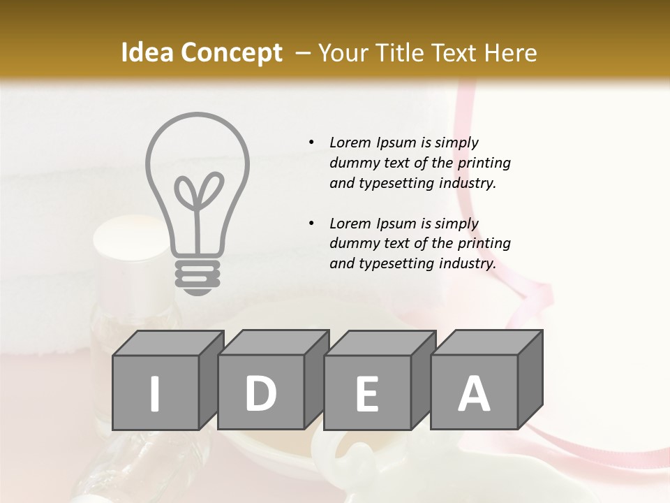 Copy Copy Space White PowerPoint Template