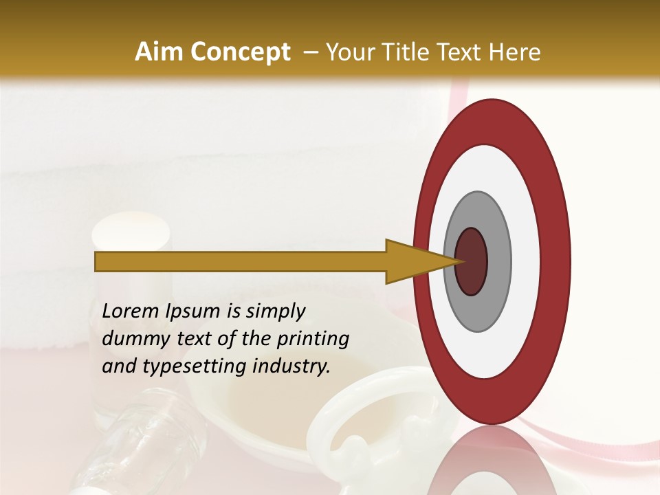 Copy Copy Space White PowerPoint Template