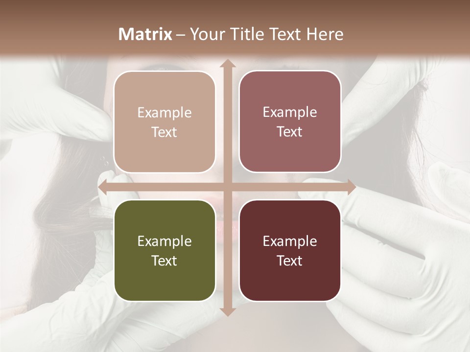 Hands Health Care Aging Process PowerPoint Template