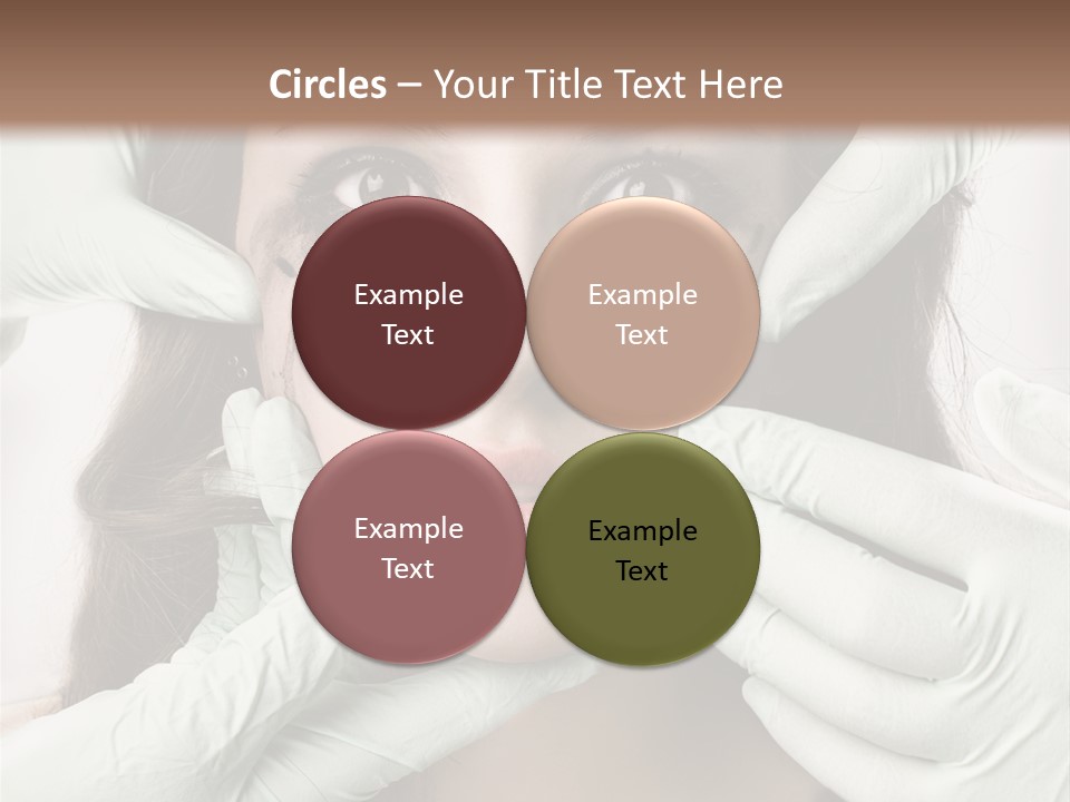 Hands Health Care Aging Process PowerPoint Template