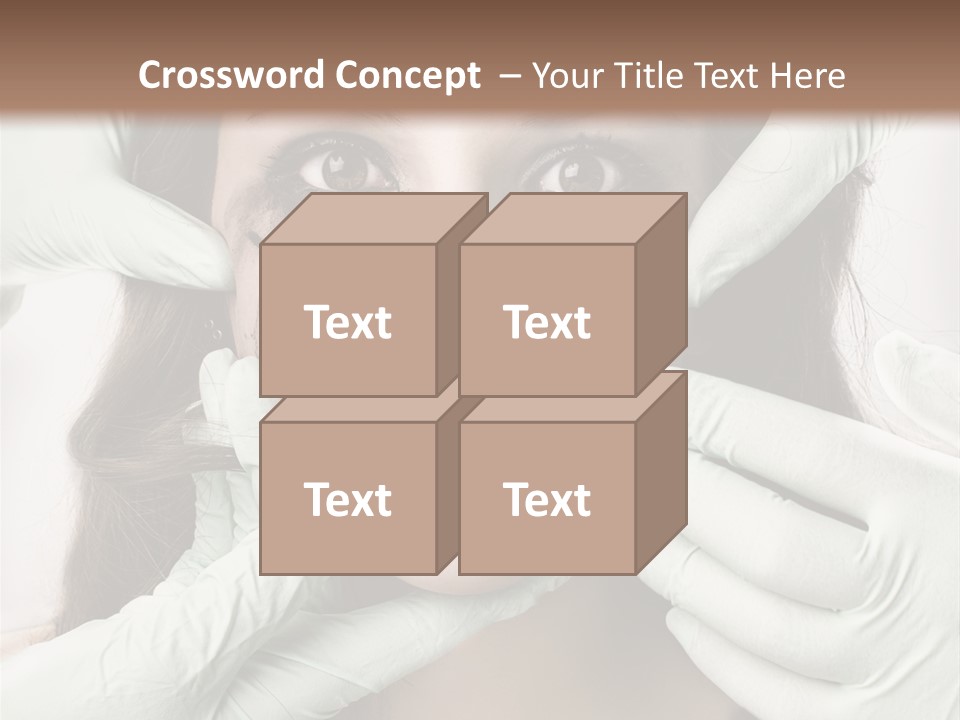 Hands Health Care Aging Process PowerPoint Template