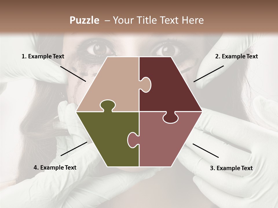 Hands Health Care Aging Process PowerPoint Template