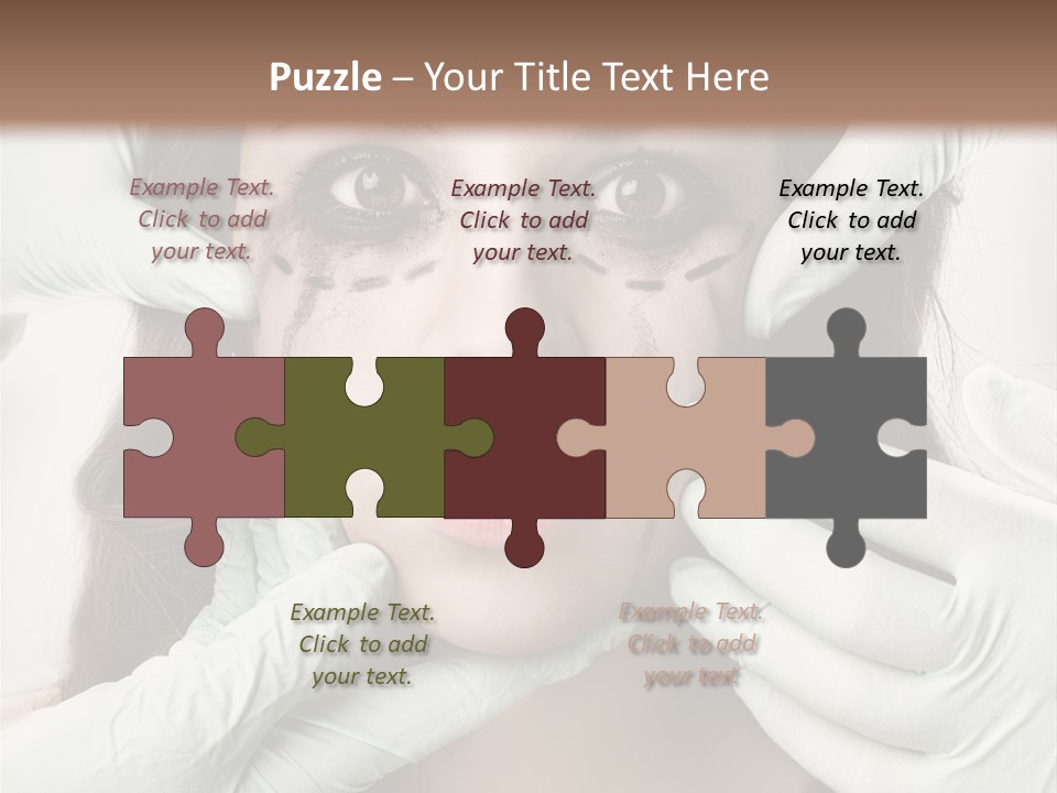 Hands Health Care Aging Process PowerPoint Template