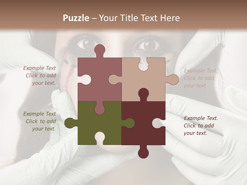 Hands Health Care Aging Process PowerPoint Template