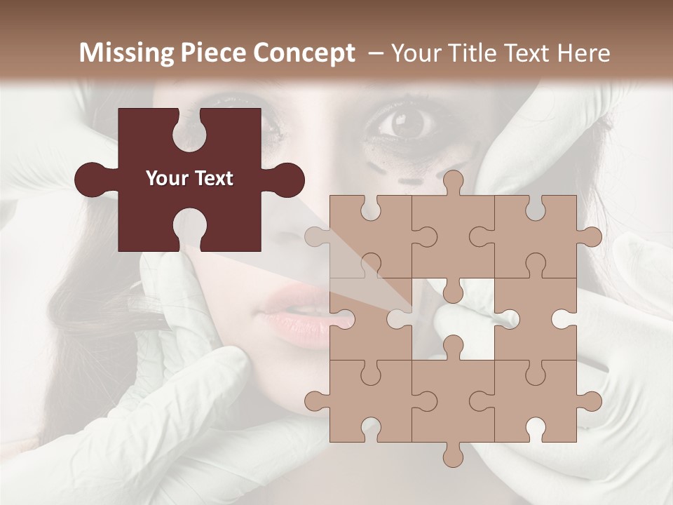 Hands Health Care Aging Process PowerPoint Template