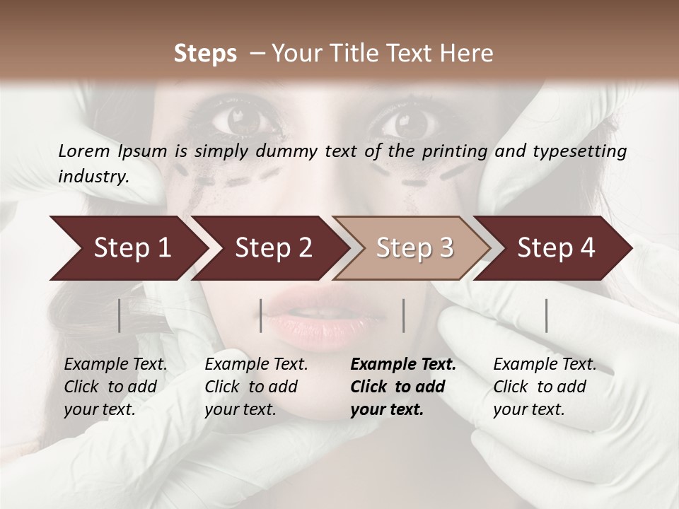 Hands Health Care Aging Process PowerPoint Template