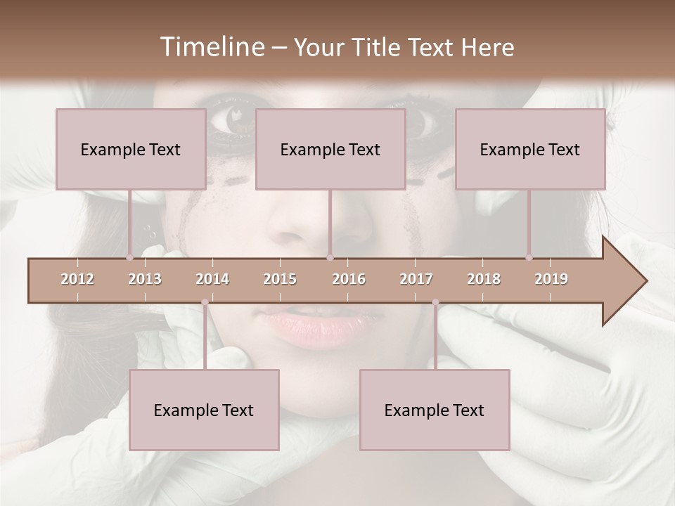 Hands Health Care Aging Process PowerPoint Template