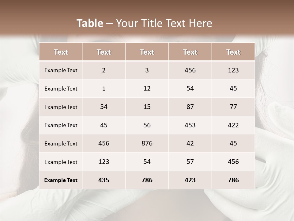 Hands Health Care Aging Process PowerPoint Template