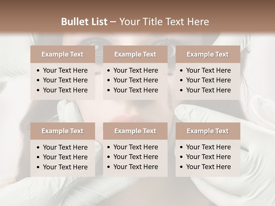 Hands Health Care Aging Process PowerPoint Template