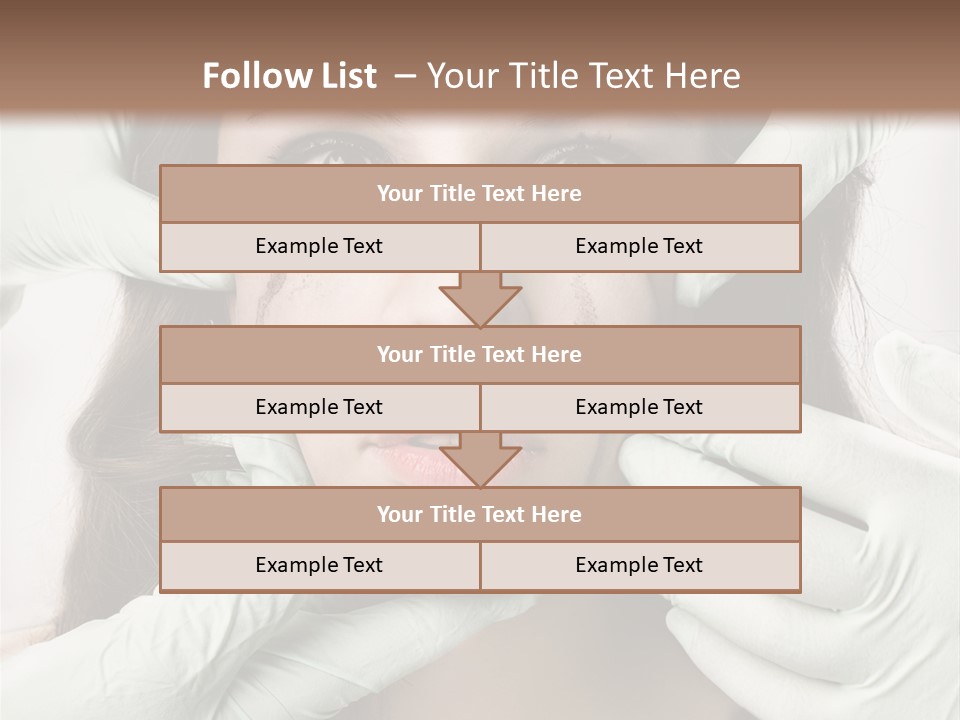 Hands Health Care Aging Process PowerPoint Template