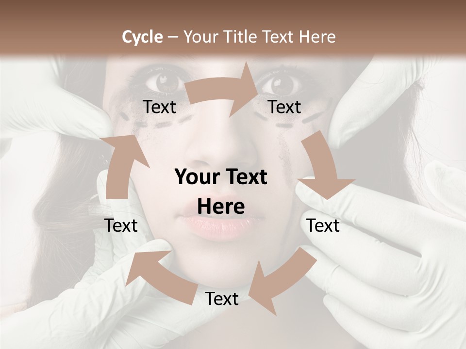 Hands Health Care Aging Process PowerPoint Template