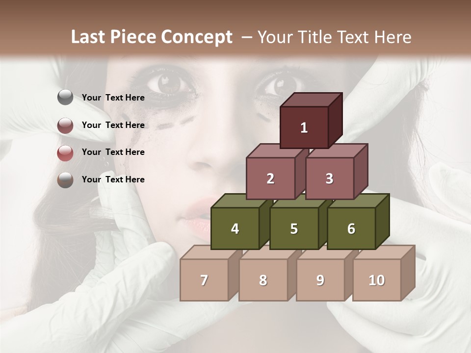 Hands Health Care Aging Process PowerPoint Template