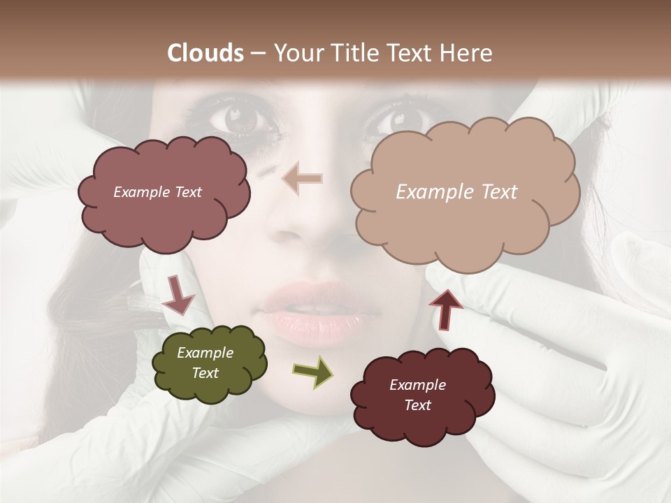Hands Health Care Aging Process PowerPoint Template