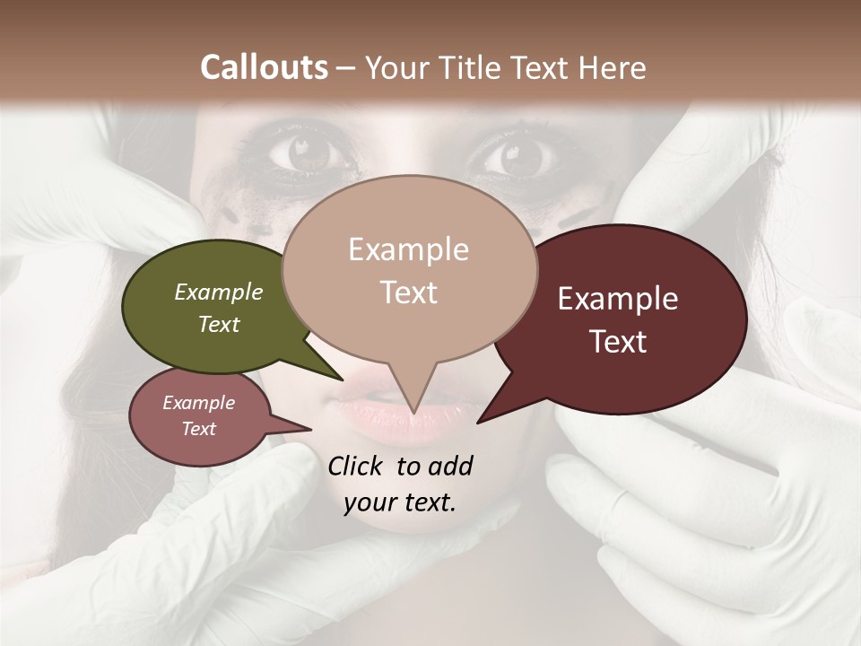 Hands Health Care Aging Process PowerPoint Template