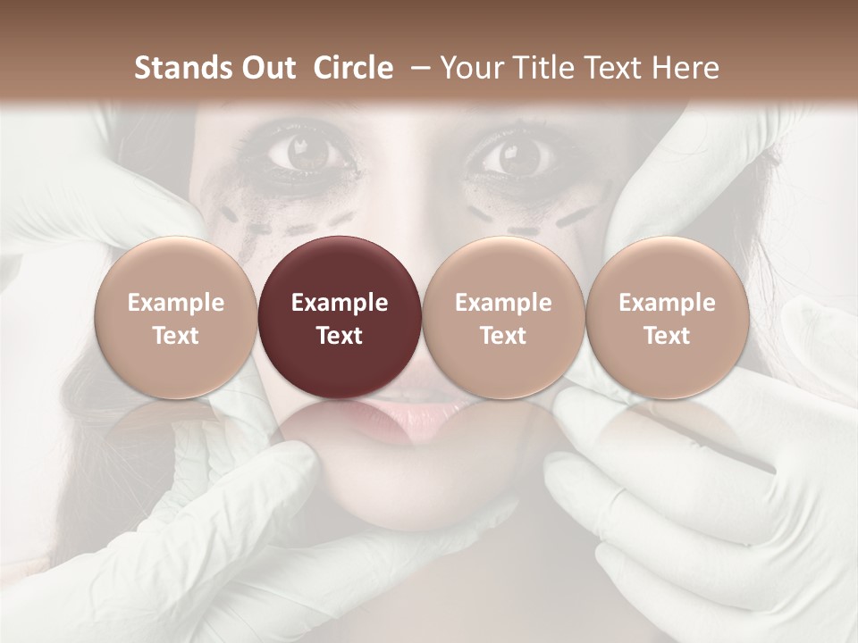 Hands Health Care Aging Process PowerPoint Template