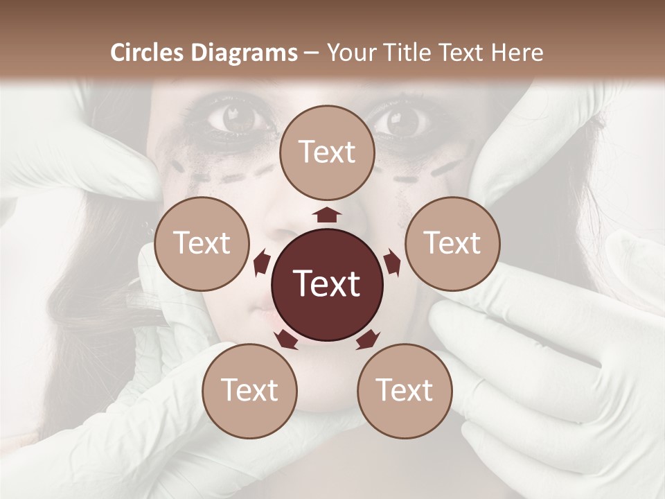 Hands Health Care Aging Process PowerPoint Template