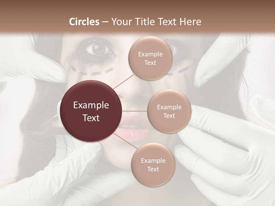Hands Health Care Aging Process PowerPoint Template