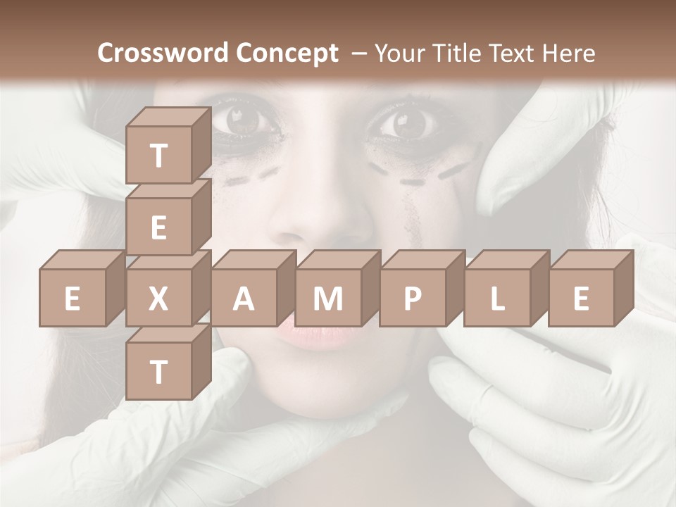 Hands Health Care Aging Process PowerPoint Template