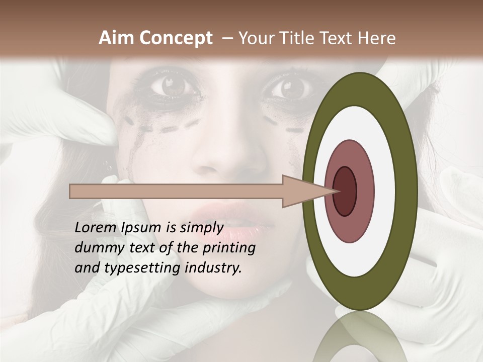 Hands Health Care Aging Process PowerPoint Template