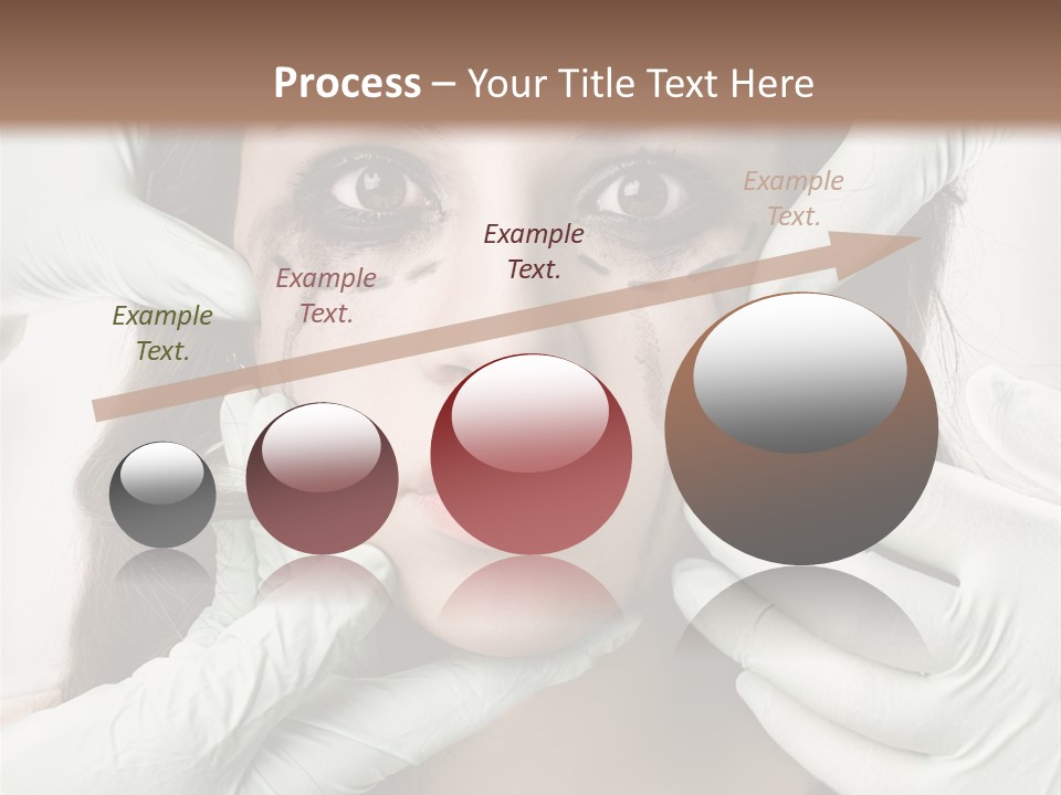 Hands Health Care Aging Process PowerPoint Template