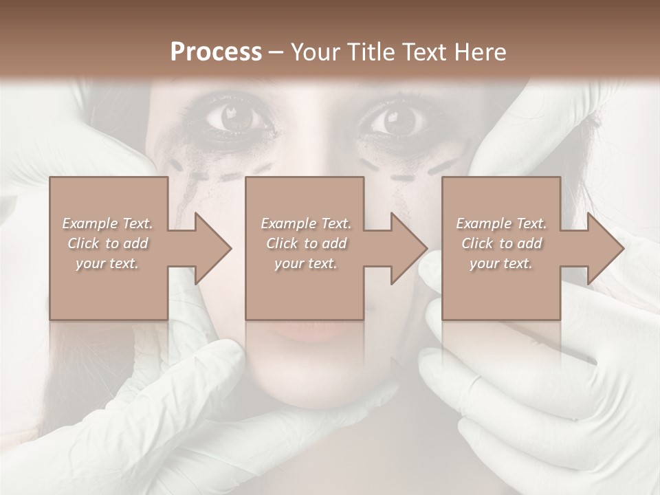 Hands Health Care Aging Process PowerPoint Template