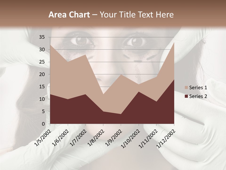 Hands Health Care Aging Process PowerPoint Template