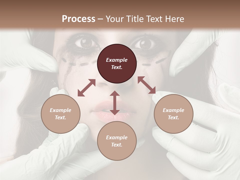 Hands Health Care Aging Process PowerPoint Template