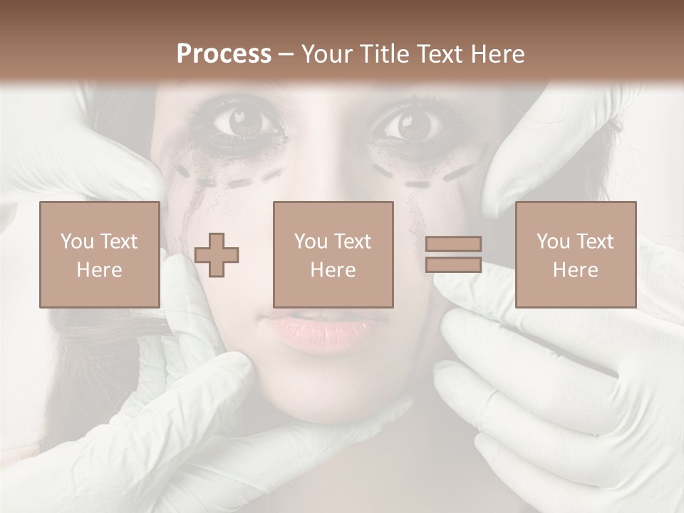 Hands Health Care Aging Process PowerPoint Template