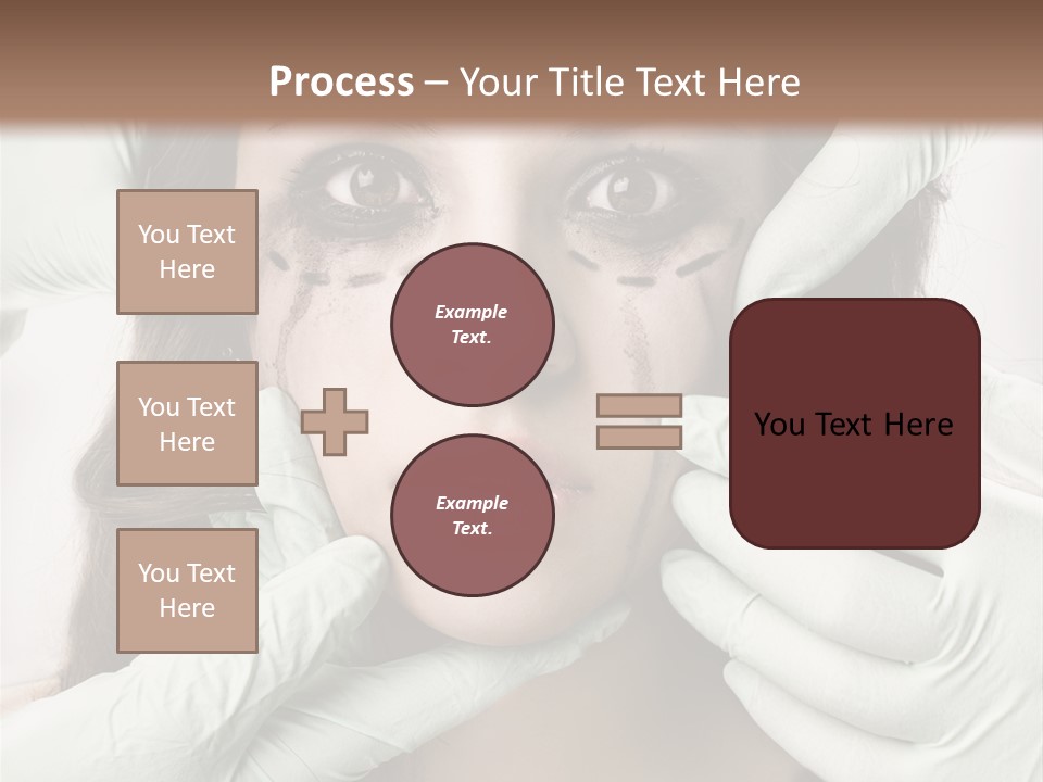 Hands Health Care Aging Process PowerPoint Template