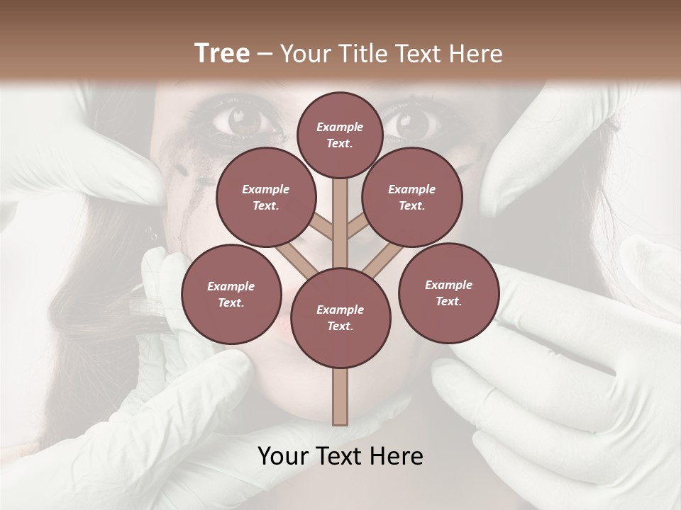 Hands Health Care Aging Process PowerPoint Template