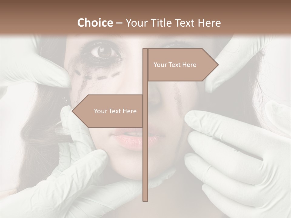 Hands Health Care Aging Process PowerPoint Template