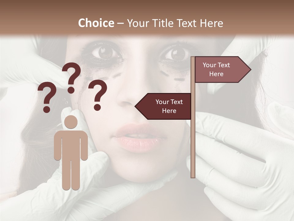 Hands Health Care Aging Process PowerPoint Template