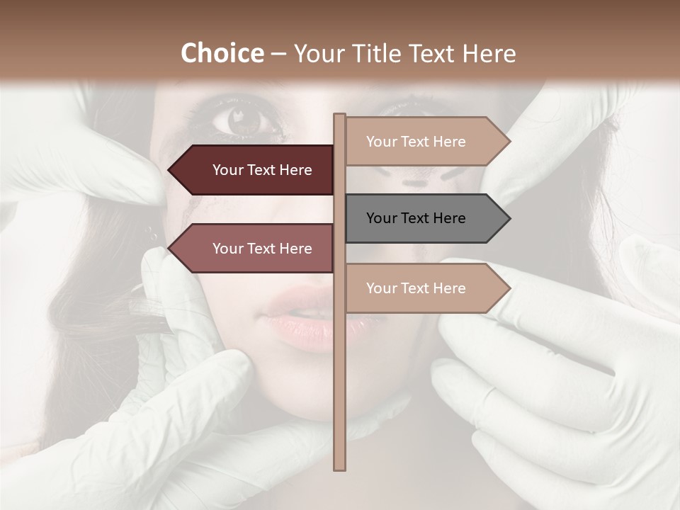 Hands Health Care Aging Process PowerPoint Template