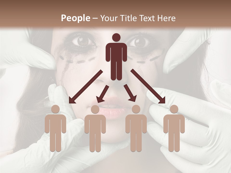 Hands Health Care Aging Process PowerPoint Template