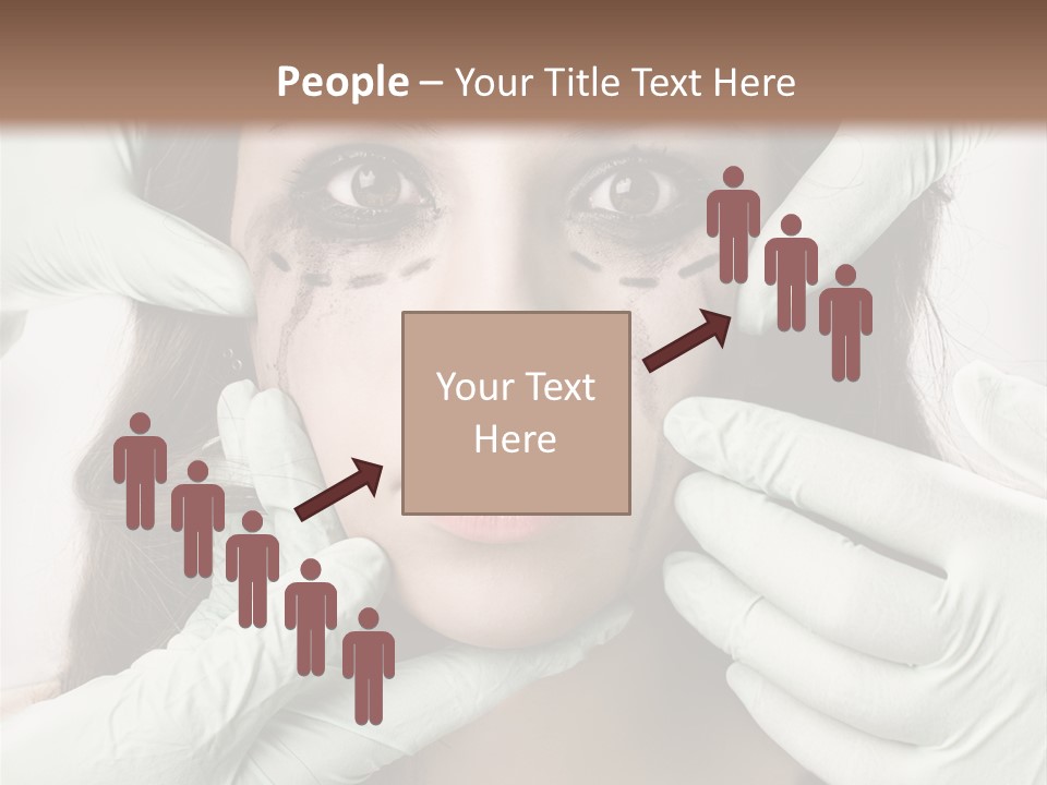 Hands Health Care Aging Process PowerPoint Template