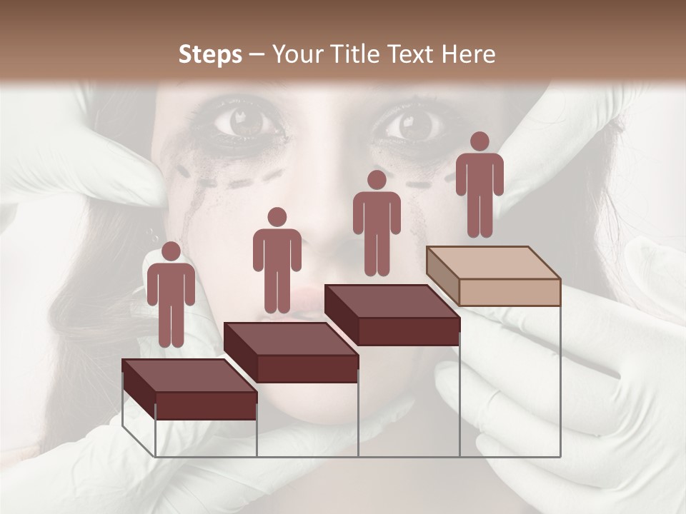 Hands Health Care Aging Process PowerPoint Template
