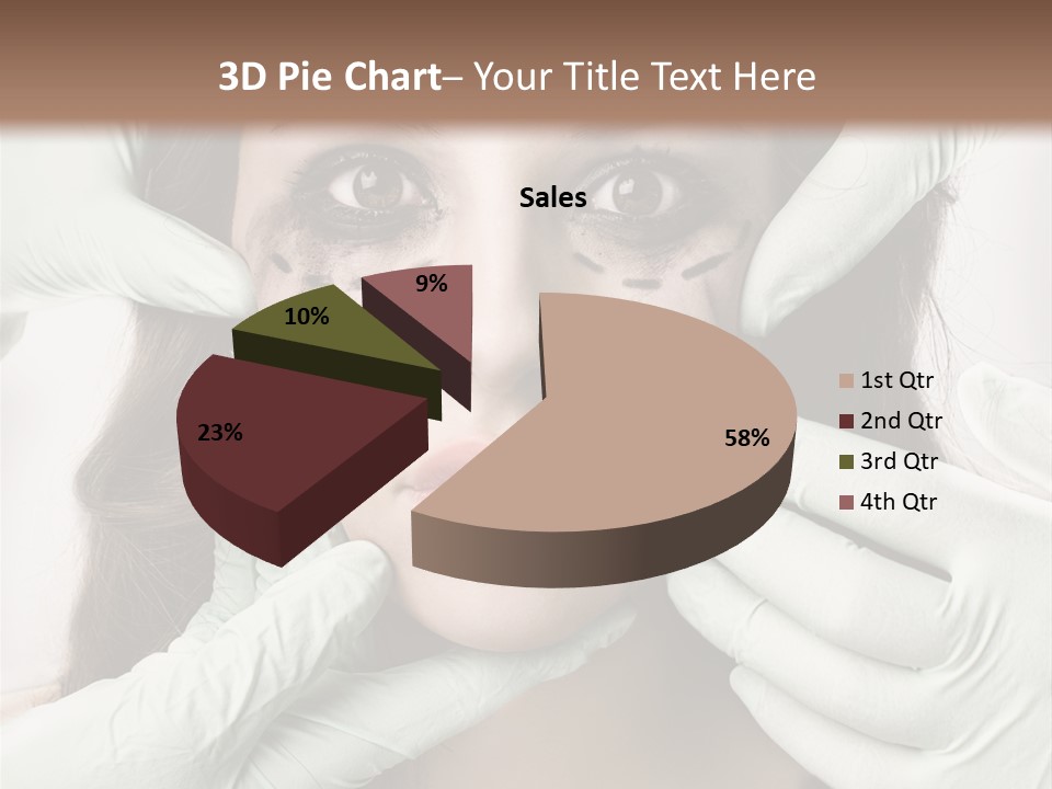 Hands Health Care Aging Process PowerPoint Template