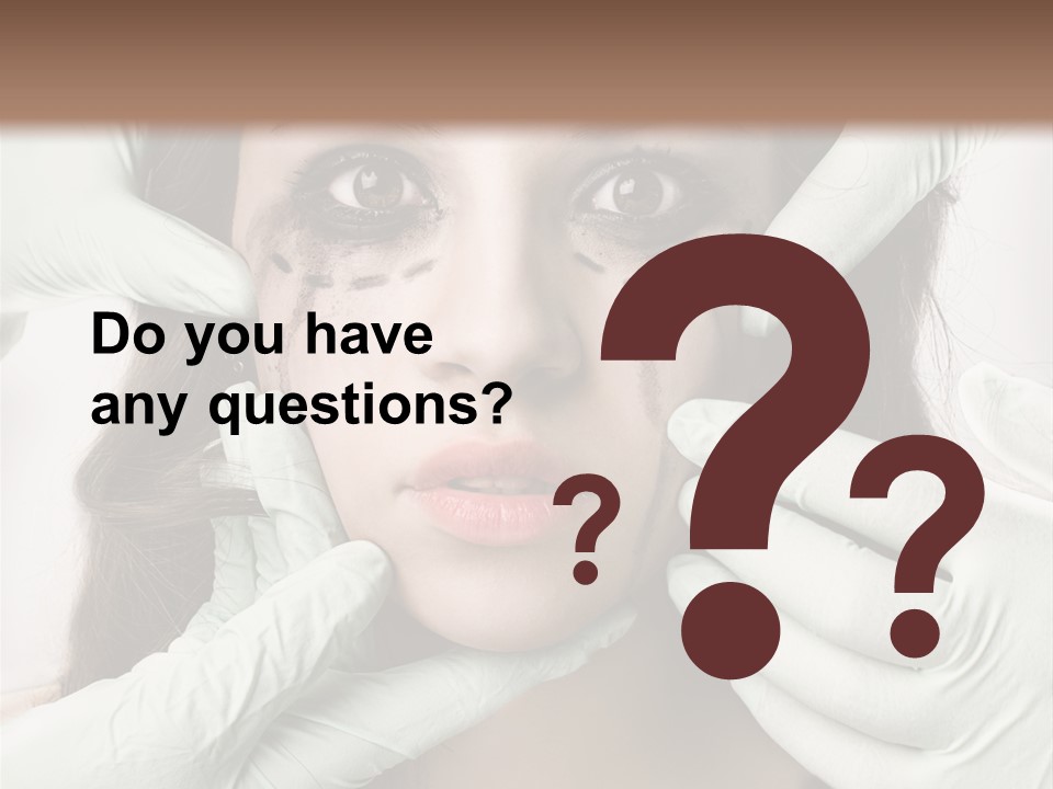 Hands Health Care Aging Process PowerPoint Template