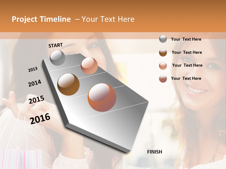 Money City Enjoyment PowerPoint Template