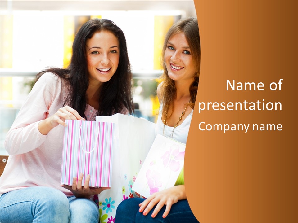 Joyful Commercial Style PowerPoint Template