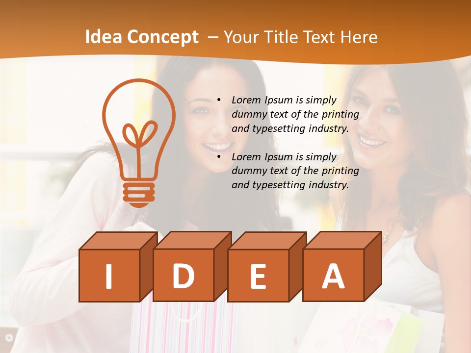 Joyful Commercial Style PowerPoint Template