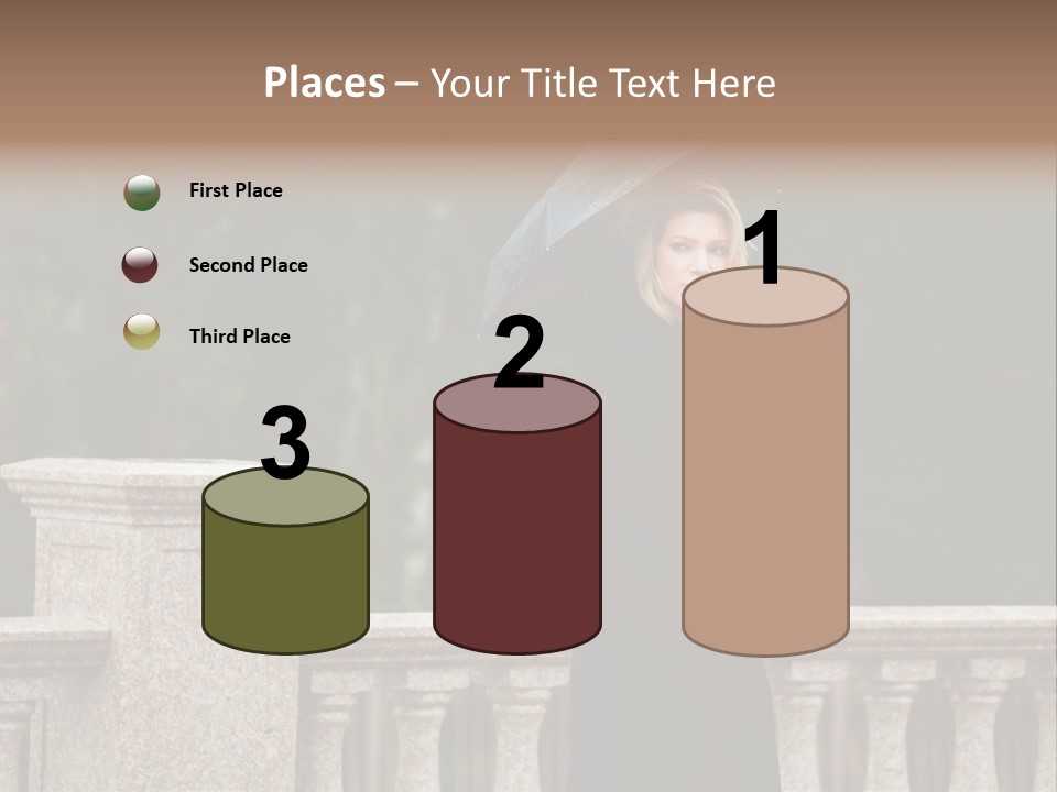 Cool Person Blond PowerPoint Template