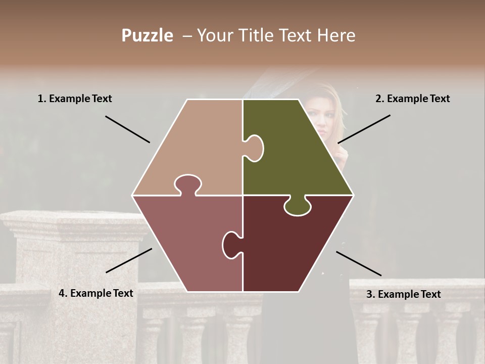 Cool Person Blond PowerPoint Template