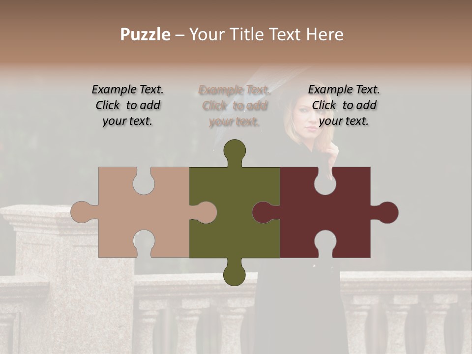 Cool Person Blond PowerPoint Template