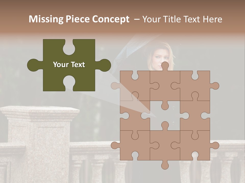 Cool Person Blond PowerPoint Template