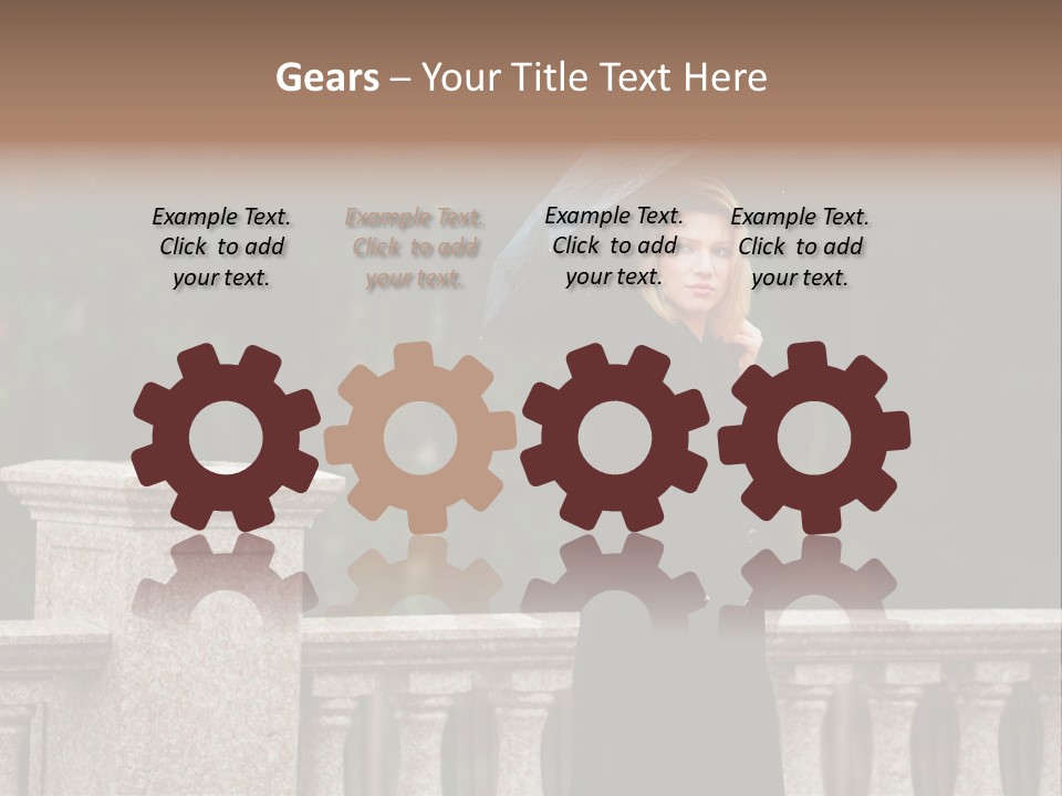 Cool Person Blond PowerPoint Template