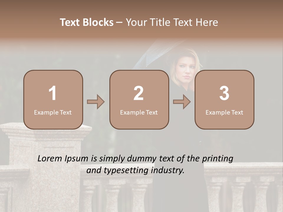 Cool Person Blond PowerPoint Template