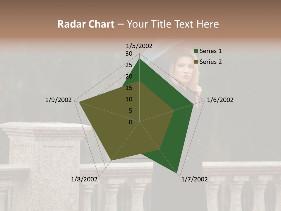 Cool Person Blond PowerPoint Template