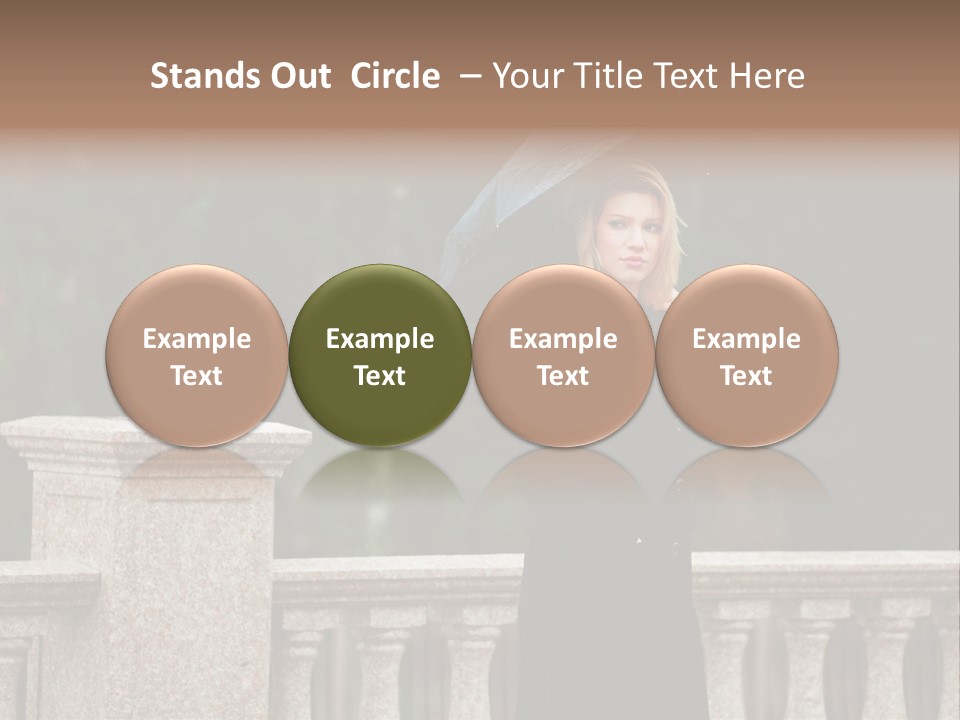 Cool Person Blond PowerPoint Template