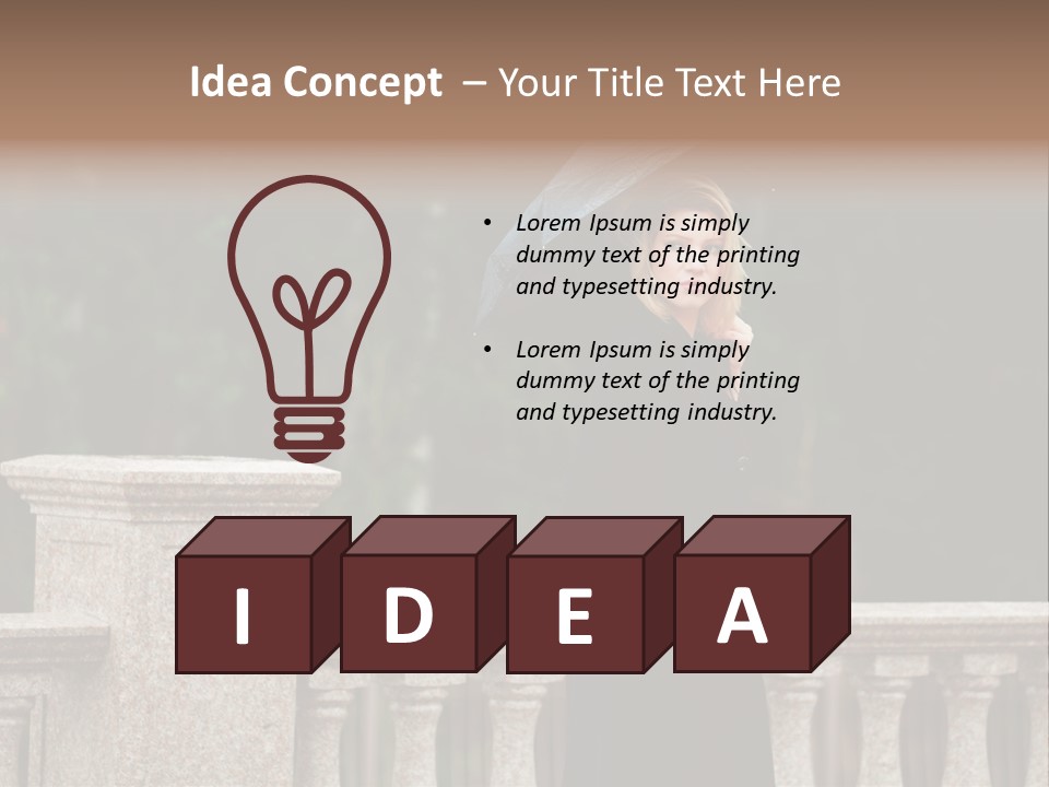 Cool Person Blond PowerPoint Template